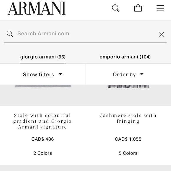 Emporio Armani scarf-stole - Picture 9 of 9